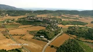 LA PUEBLA DE CASTRO A VISTA DE PÁJARO