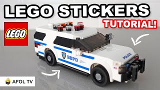How we make Custom LEGO Stickers! (Quick Overview) How we make Custom LEGO Stickers! (Quick Overview)