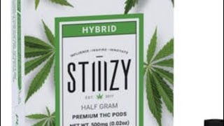 TRYING A STIIIZY STRAWNANA HALF GRAM