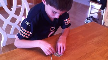 Ryan makes a hexagon out of Bucky Balls