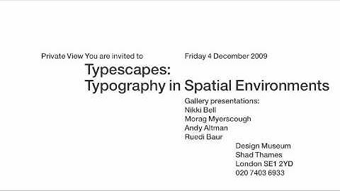 Typographic Hierarchy Part 2