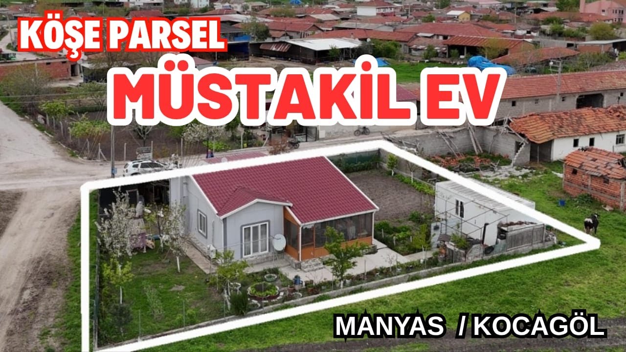 507-Köşe Parsel 511 m2 Müstakil Ev FİYAT =3,550,000 TL