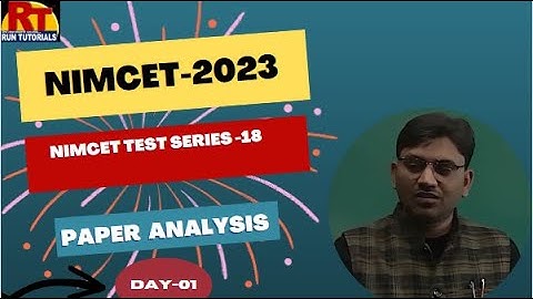 #NIMCET-2023-24 /#CUET-PGQP26/RT Combine Test -18/PAPER ANALYSIS//Run Tutorials/Varanasi