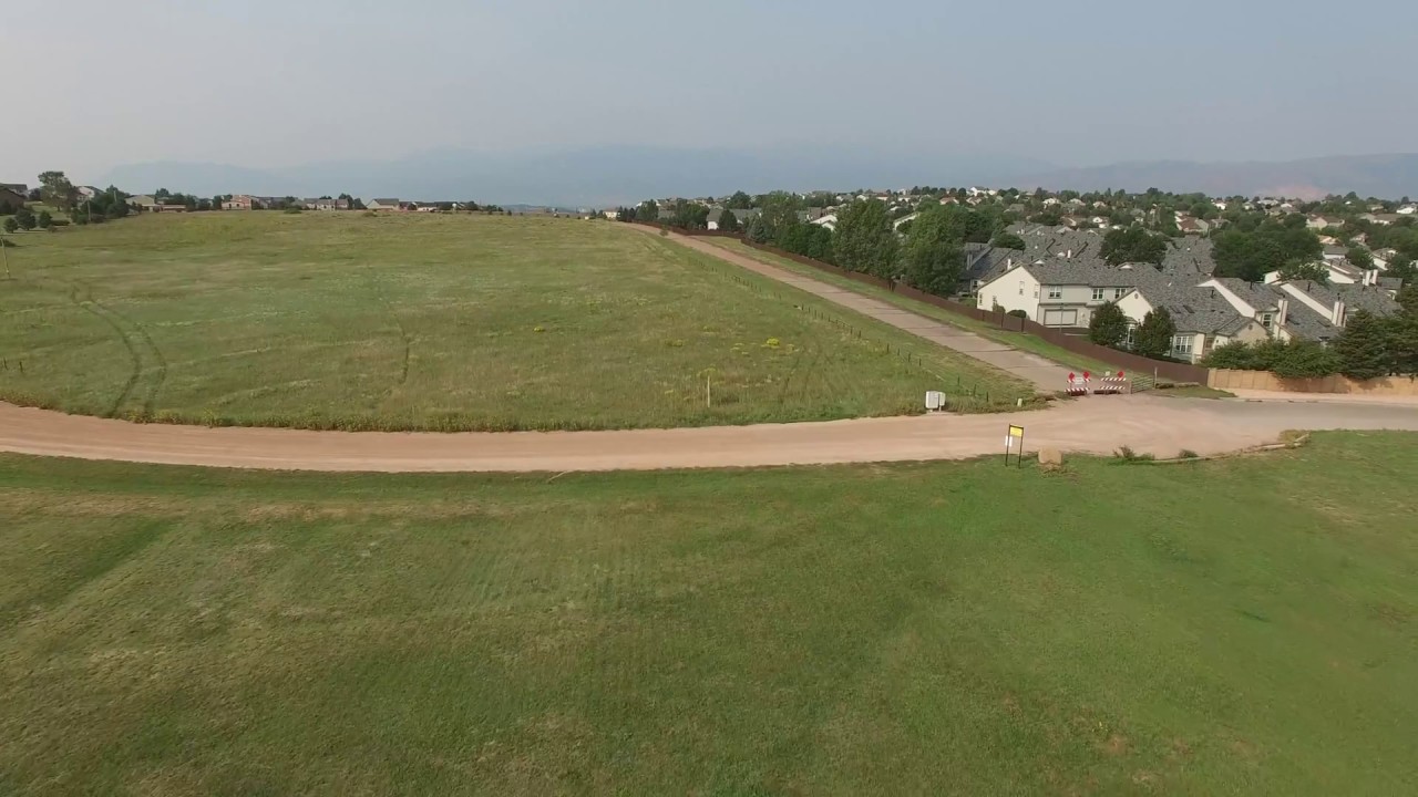 Aerial footage Old Templeton Gap Rd. at Austin Bluffs 4K YouTube
