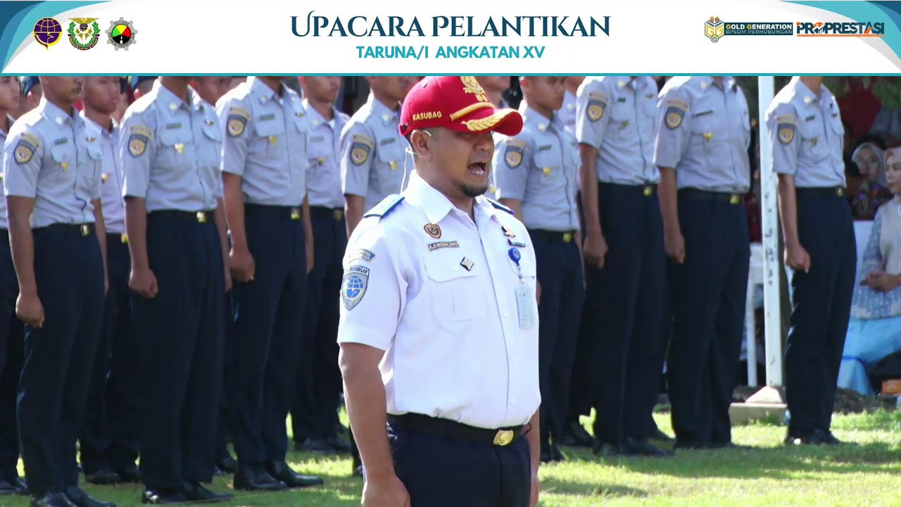 UPACARA PELANTIKAN  TARUNA/I  ANGKATAN XV Politeknik Keselamatan Transportasi Jalan Tahun 2025
