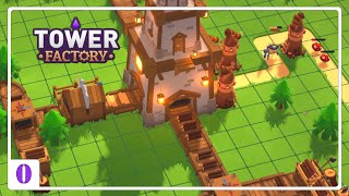 ¿El hijo de FACTORIO y ROGUE TOWER? | Tower Factory DEMO Gameplay Español Ep 0