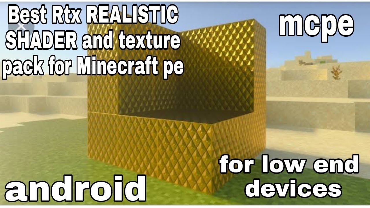 Best Rtx realistic shader and texture pack for Minecraft pe|@Khatarnak ...