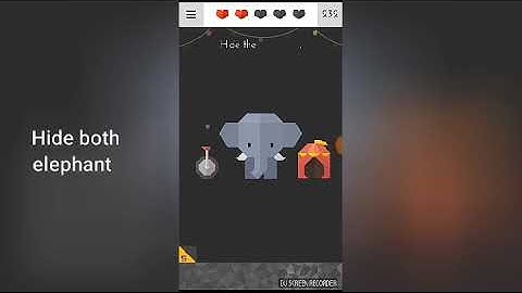 Hide elephant tricky test 2