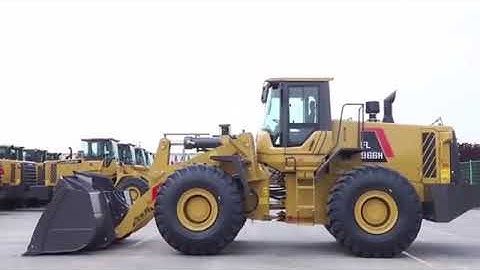 LOVOL FL966H heavy duty front end shovel loader video