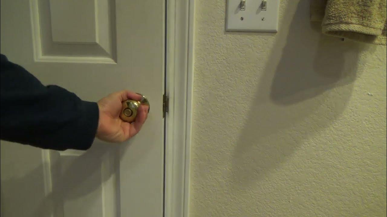Man Says He Can't Fix Door Not Closing All The Way Then Does It Anyway