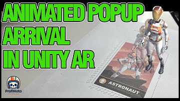 Animate Content to Pop Up when Arriving in Unity AR App