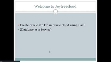 03   how to create  oracle 12c database on oracle cloud DbaaS (Database as a Service)