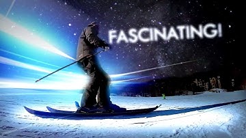 SNOWGLOW 3D projections on ski slopes