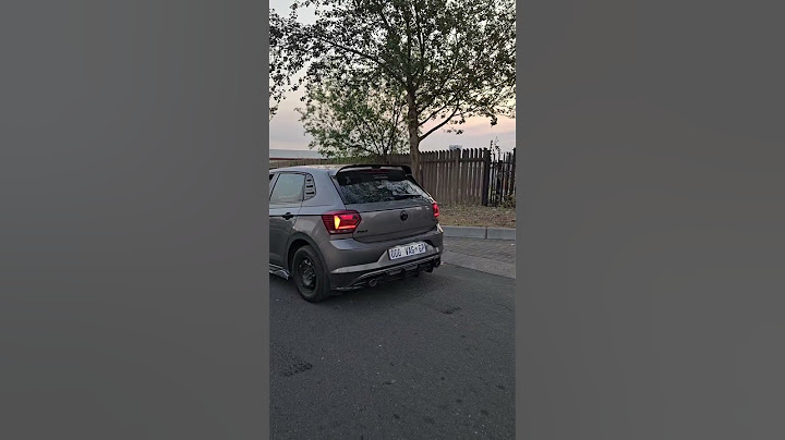 VW Polo 1.0TSi pops and bangs exhaust sound 🔥