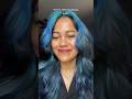 I Coloured My Hair BLUE At Home STREAX HAIR HIGHLIGHTING KIT Jersey Blue Hairhighlights 