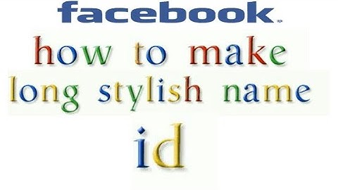 How to Facebook  Stylis name create. /Crete Facebook stylis name new trick