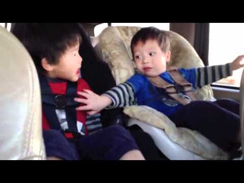 Toddlers Chatting in Car ASL