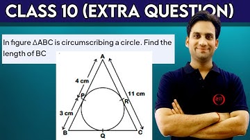 In figure △ABC is circumscribing a circle. Find the length of BC.