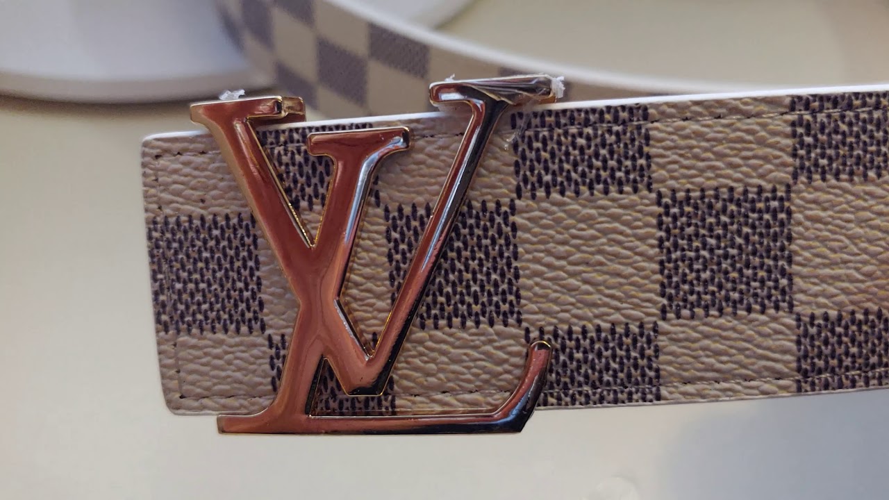 Louis Vuitton Damier Belt Splash