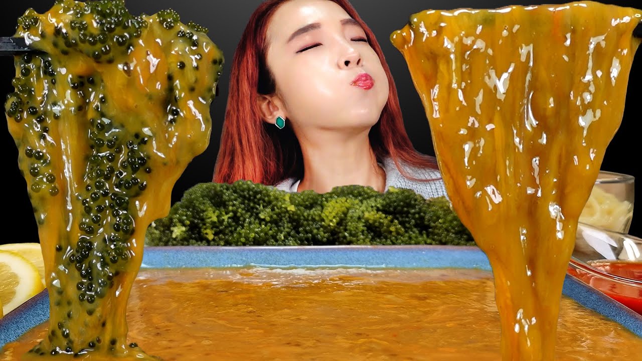 [Mukbang]💛해삼내장 고노와다먹방!!😋(🍇바다포도먹방!💚) Sea cucumber intestines, sea grapes, korean food ASMR | 쎄미