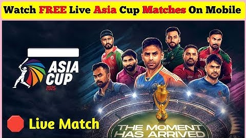🛑 LIVE Match | Asia Cup 2025 Watch Live Match with Tamasha App | How to watch live  Match on Mobile📱
