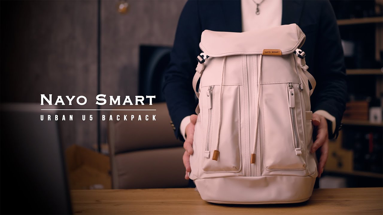 NAYO SMART U5 バックパック ナヨスマート大容量リュック ベージュ YouTube