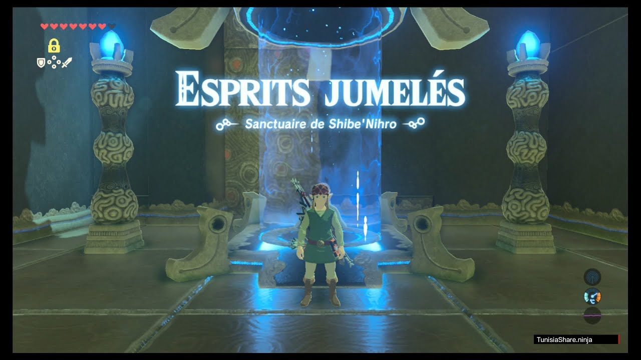 The Legend of Zelda Breath of the Wild: Sanctuaire de Shibe'Nihro - YouTube