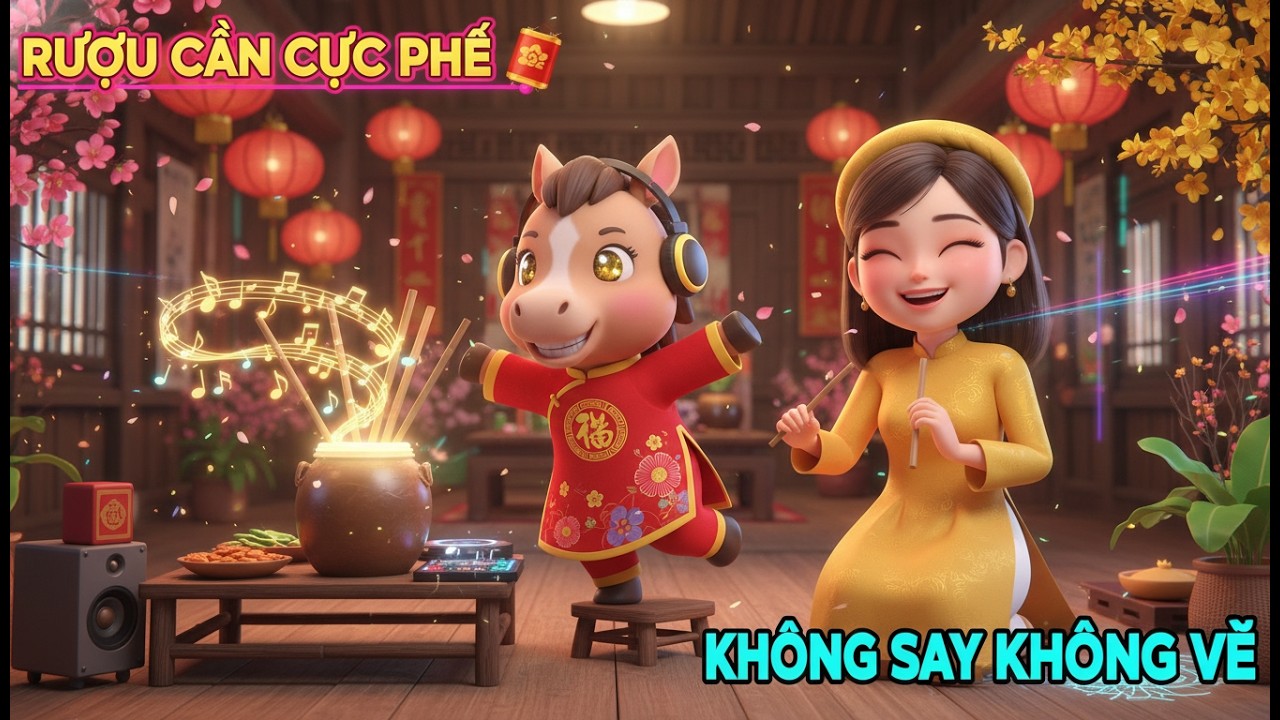 Đại Tiệc Rượu Cần 2026 🧧 Nhạc Xuân Remix Đón Bính Ngọ   Không Say Không Về