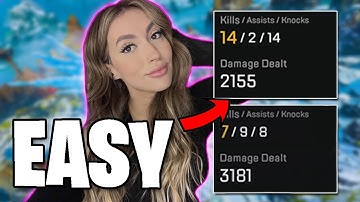 14 KILLS AND 3K DAMAGE NEVER LOOKED SO EASY | ClaraAtWork | Apex Legends