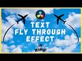 TEXT FLY THROUGH EFFECT | DAVINCI RESOLVE | TAMIL