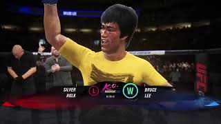 Bruce Lee vs  Incredible Hulk - EA Sports UFC 4   Epic Fight