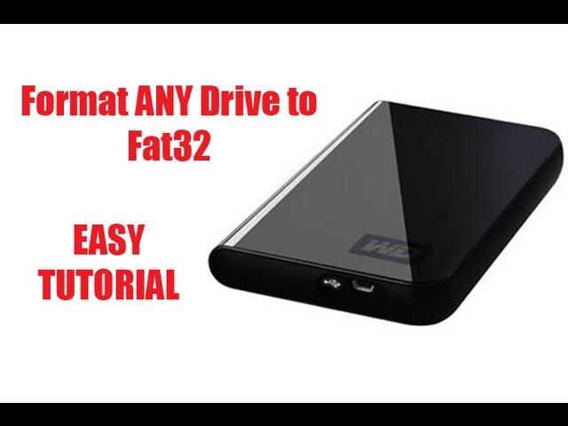 How to an External HDD to Fat32 (For Xbox 360 & Use) - YouTube