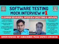 Software Testing Mock Interview - Behavioral Interview Questions and Answers