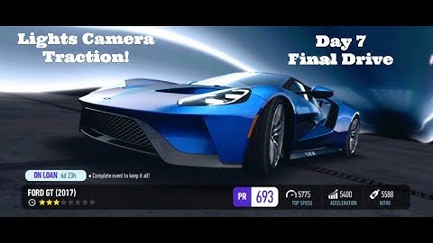 NFS No Limits Lights Camera Traction Ford GT (2017) - Day 7 (Final Drive)