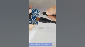 2.8 Inch TFT LCD IPS Round Display  SPI+RGB 40 PIN Interface 480x480 Screen HDMI-compatible Board