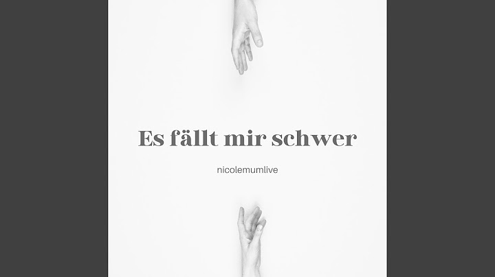 Es fällt mir schwer