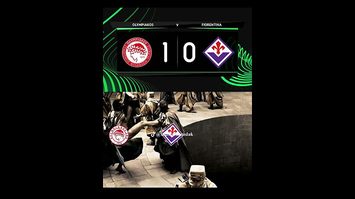 This is Olympiacos 🏆Olympiacos vs Fiorentina match summary