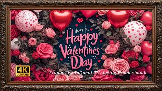 Valentine’s Day TV Frame ❤️ Vintage Romance & Cozy Love screenshot 2