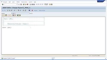 31 SAP ABAP Training   Modularizing Programs