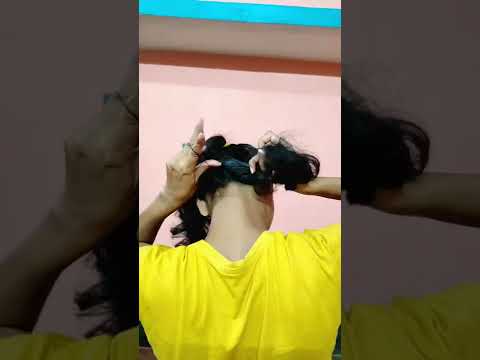 High ponytail hairstyles for short hair .. #shorts #youtubeshorts #love #hair #hairstyle #tutorial