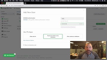 MongoDB Hackathon Guide Step 3 - Add a Database User