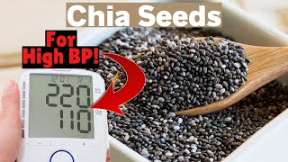 Chia Seeds For Blood Pressure