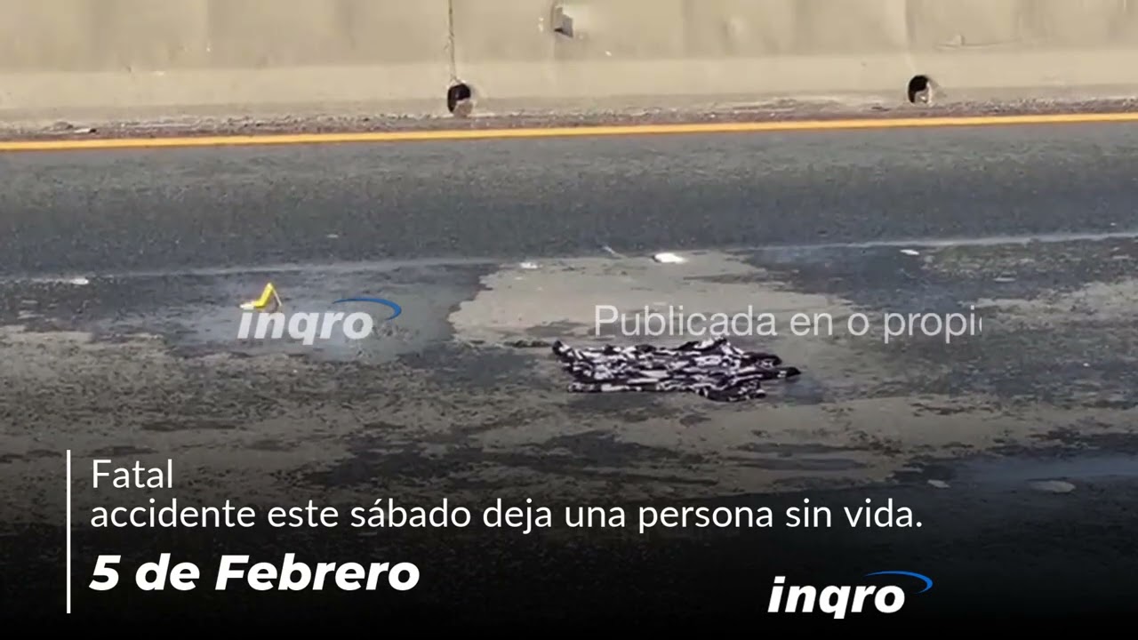 Persona sin vida en centrales de 5 de Febrero