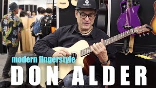 Don Alder - Modern Fingerstyle Guitar on Collapsible Neck Travel Guitar