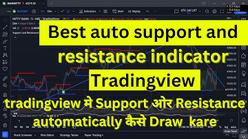Best auto Support and Resistance indicator tradingview | support & resistance indicator for intraday