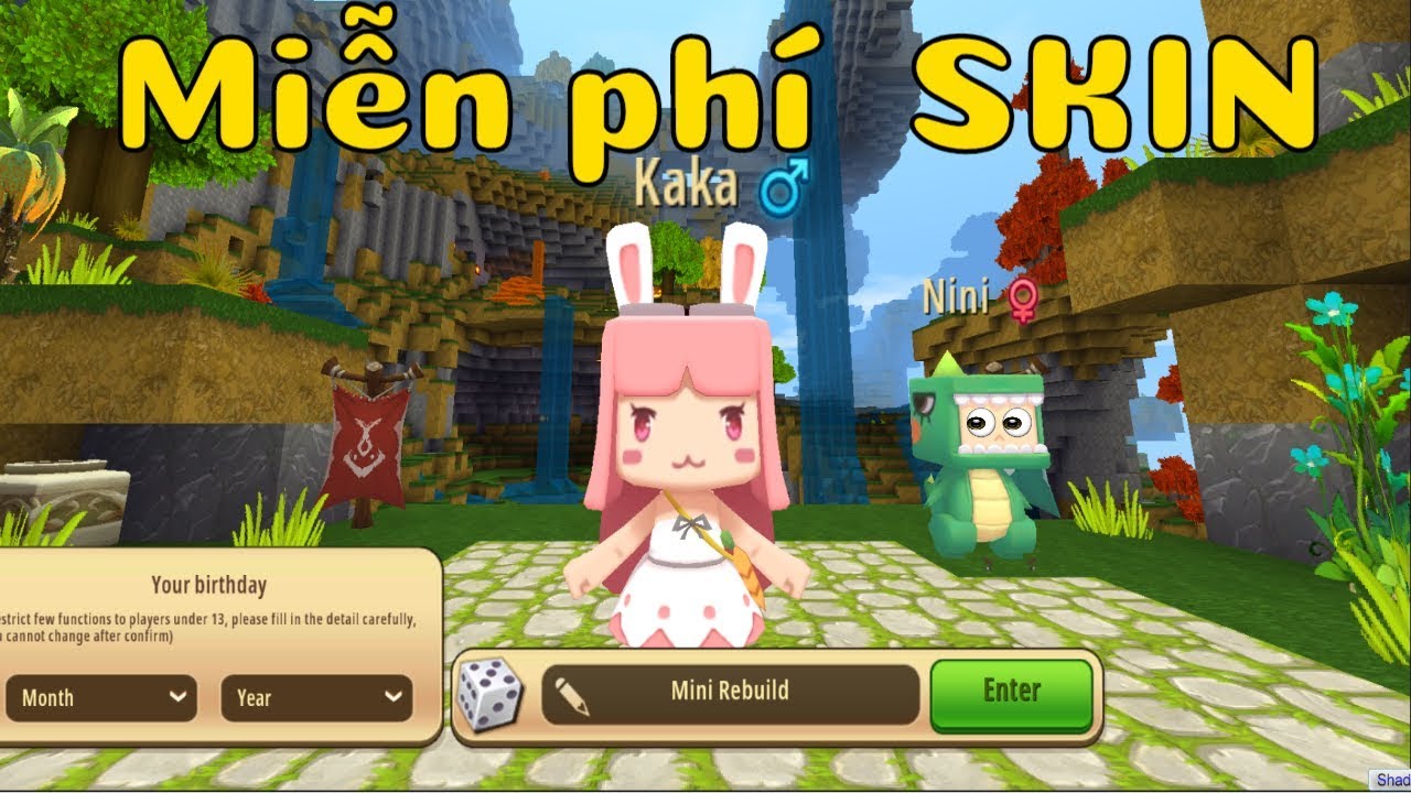 Cách Mặc Miễn Phí Trang Phục Skin ( Mini World ) ❤️ - Youtube