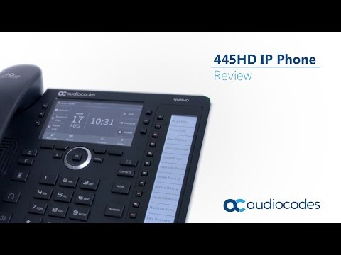 AudioCodes 445HD IP Phone Review