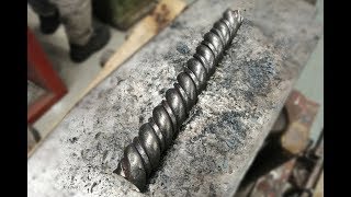 Как сделать кованую торсировку из нескольких профилей.How to make a forged twist of several profiles