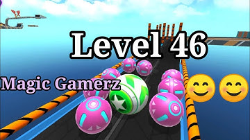 Sky Rolling Ball 3D - Gameplay Walkthrough Level 46 | magic gamerz |