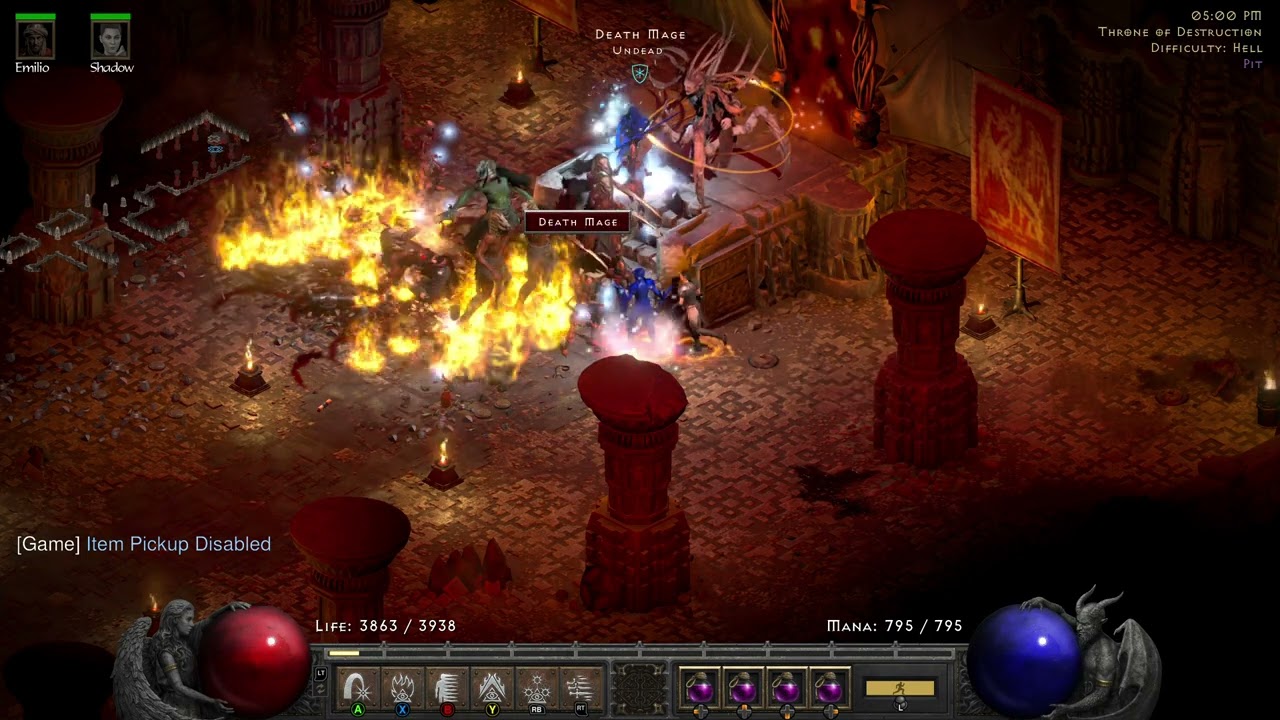 D2R Casual Fire Trapsin - P1 Hell baal solo